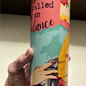 Colorful Women's Decorative Tumbler cold or hot